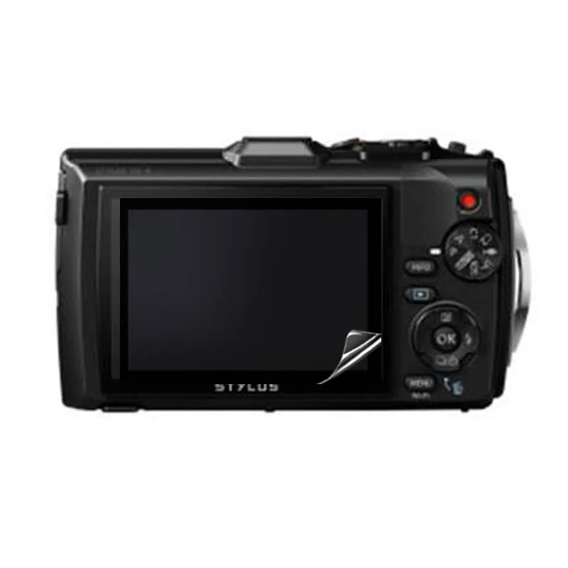 3 x Прозрачная мягкая ПЭТ Защитная крышка для ЖК-экрана Olympus Tough TG3 TG-3 TG-4 TG4 TG5 TG-5 TG6 TG-6