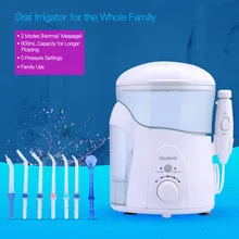 Nicefeel 7 Tips Oral Irrigator Water Jet Flosser Dental Spa Tooth Power Floss Teeth Cleaning Massage Gums Oral Hygiene Care G40