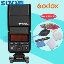 В наличии Godox Мини thinklite TTL TT350F Камера flash Высокое Скорость 1/8000 s GN36 для Fuji цифровой Камера с 6 подарок комплект
