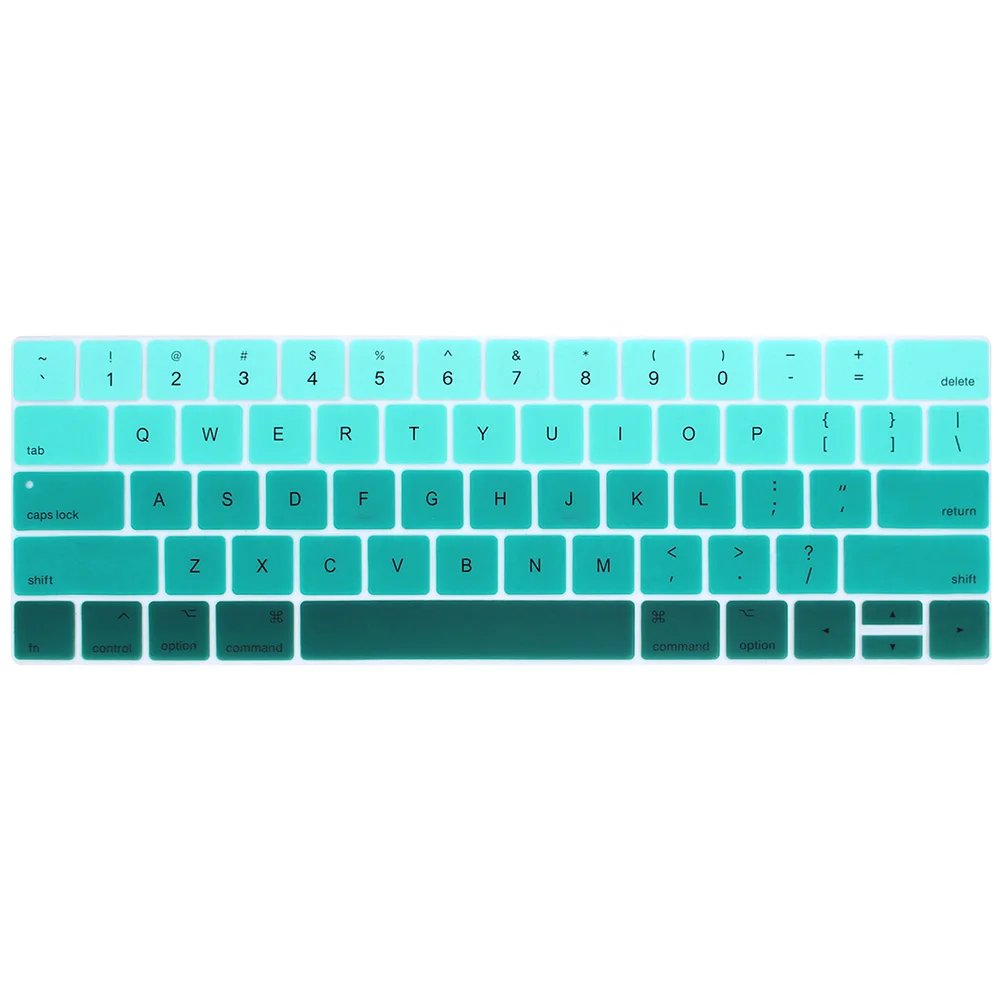 Новая крышка клавиатуры для Mac Book 13 15 дюймов с сенсорной панелью A1706 A1707 A1989 A90 Чехлы для клавиатуры градиентная клавиатура пленка
