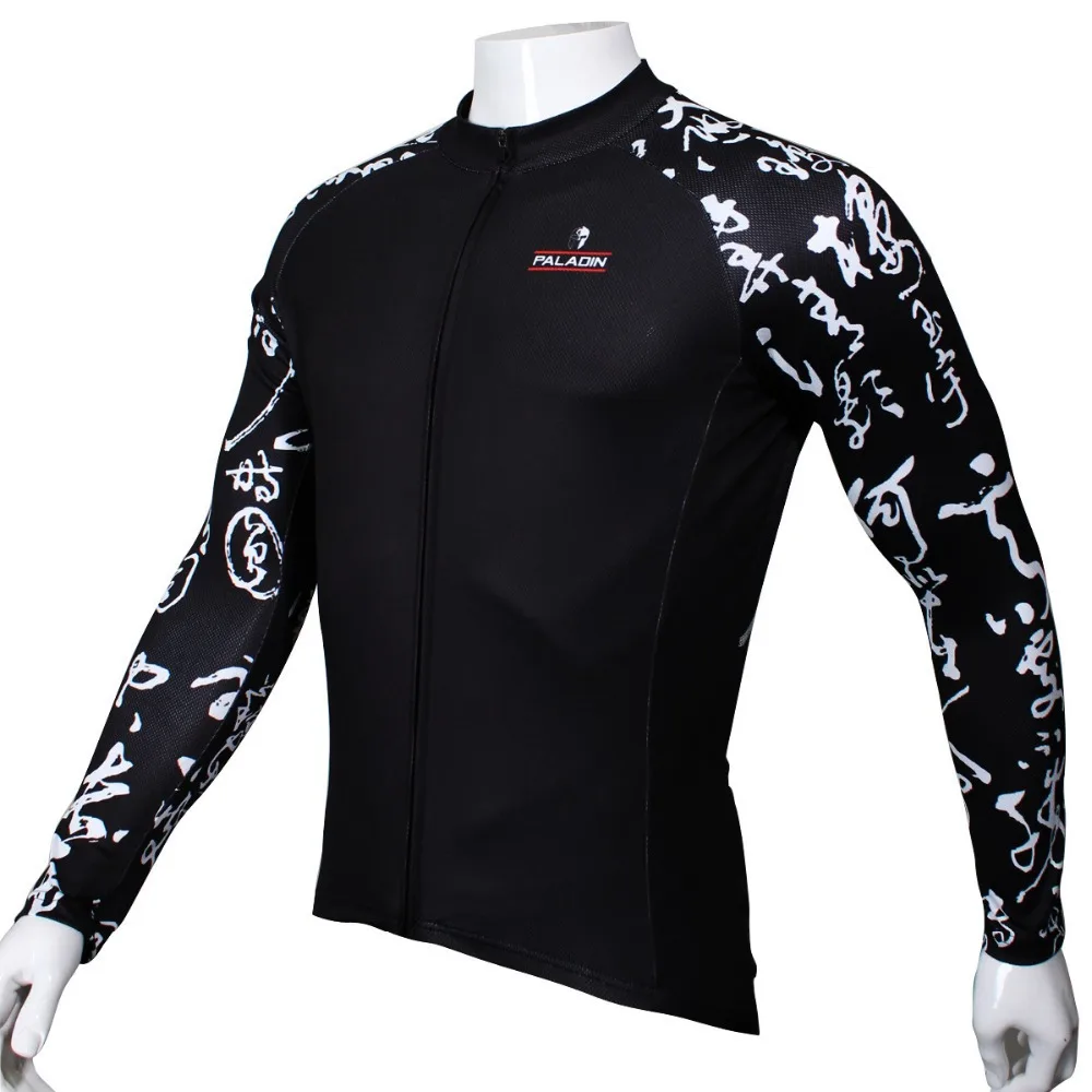 

PALADIN " Poetry - Chinese elements " Mens Long Sleeve Cycling Jersey Bike Shirt Cycling Clothing