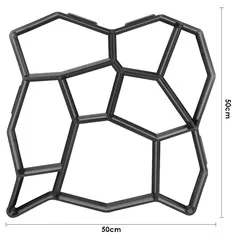 Многоразовые формы для садового тротуара, цементные бетонные формы, сделай сам, вручную мощение цемента, кирпича, камня, сделай сам, дорожные бетонные формы, производитель - Цвет: Q
