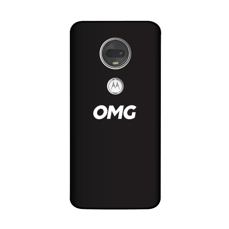 Мягкий силиконовый чехол QAQsam для Motorola Moto G7 G 7 Plus Play power с рисунком для Motorola Moto G7 Play Coque - Цвет: 1