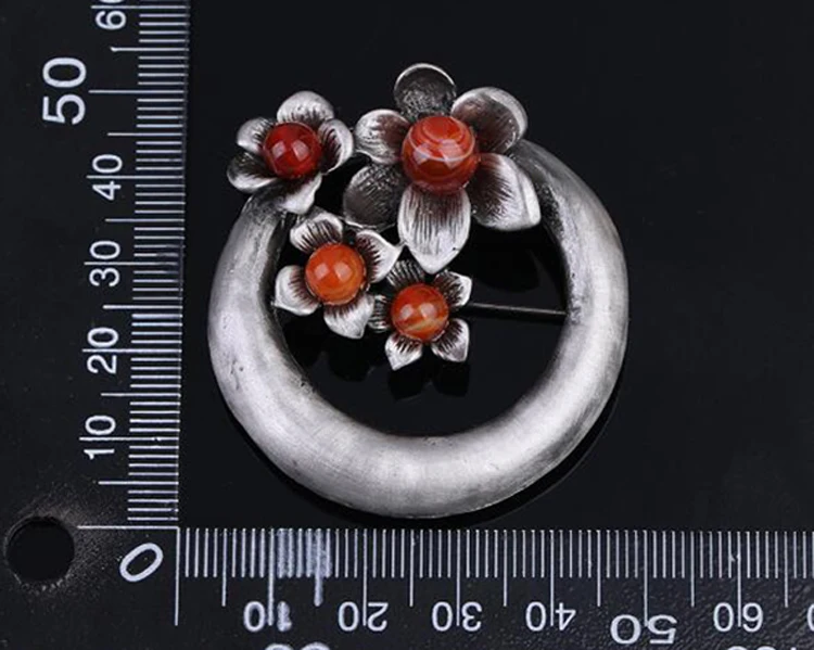Модные Натуральный камень Jewelry Винтаж Большой Круглый Брошь Шпильки Женские Имитация жемчуга Броши леди одежды Интимные аксессуары xz200