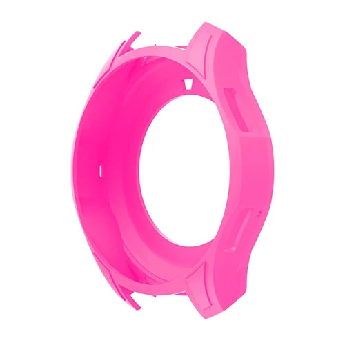 Хохлатый защитный чехол для samsung Galaxy Watch 46 мм/gear S3 Frontier чехол силиконовый защитный чехол противоударные аксессуары для часов - Цвет: Pink