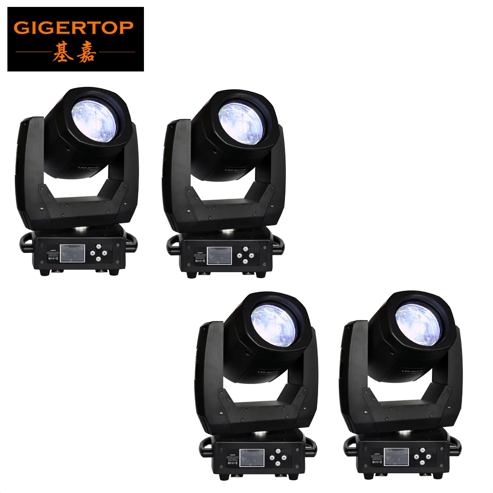 Compare Factory Directly Sales 4 Unit High Power DMX Led Moving Head Beam Light 150W Power Consumption 120W White Color Lamp 8000k 13CH