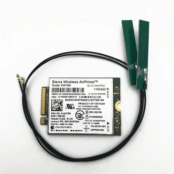 

EM7455 GOBI6000 FRU:01AX756 4G LTE WWAN Card+2pcs Antenna For Thinkpad X1 YOGA/L470/L570/P51S/YOGA 370