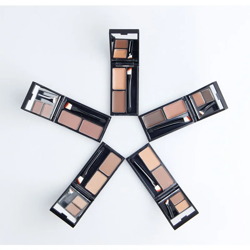 

Two-color double-effect eyebrow powder waterproof and sweat-proof, durable, easy to color, not easy to remove makeup