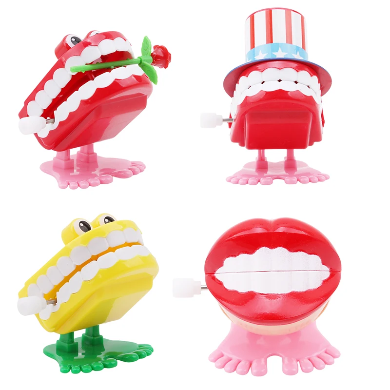

Toys Creative Dental Gift Dental Funny Wind-up Bouncing Teeth Toy Dentist Toy Dental Jump Tooth Teeth