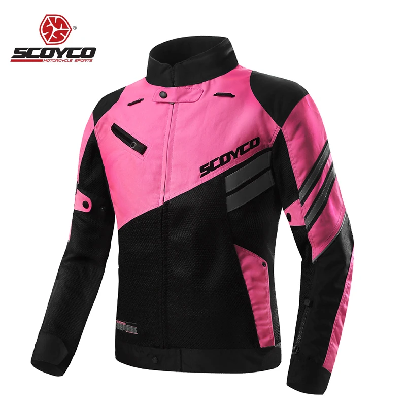 

Motorcycle Jackets Women Moto For Female Clothes CE Protector Reflect Waterproof Motobike Motocross Racing Protective Protection