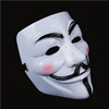2pcs/lot Vendetta Party Cosplay  masque Mask Anonymous Guy Fawkes Fancy Dress Adult Costume Accessory macka mascaras halloween ► Photo 2/5
