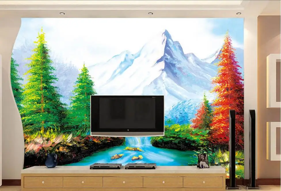 3D Wall Painting custom wallpaper papel de parede hd 3d landscape painting design 3D Wall Painting custom wallpaper papel de parede hd 3d landscape painting design