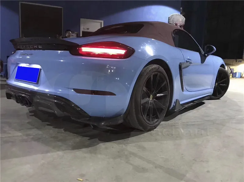 2017-2018 Porsche CaymanBoxster 718 ARMA Speed Style Body Lip Kit CF (116)