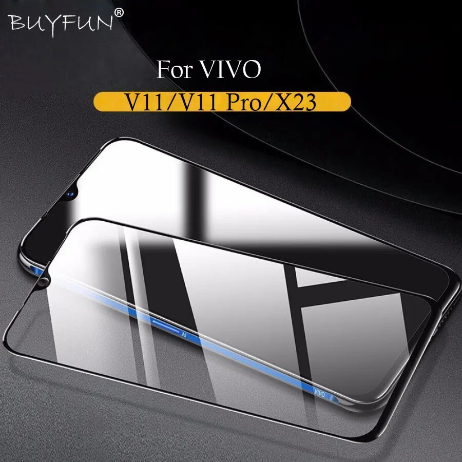 Закаленное стекло 9D для VIVO V11 Pro Защита экрана Vivo X23 V11i Защитное ViVo V 11 X 23 V11Pro