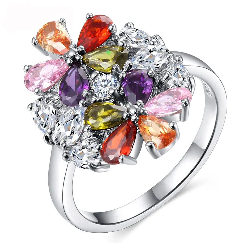 colorful zircon flower rings jewelry (1)