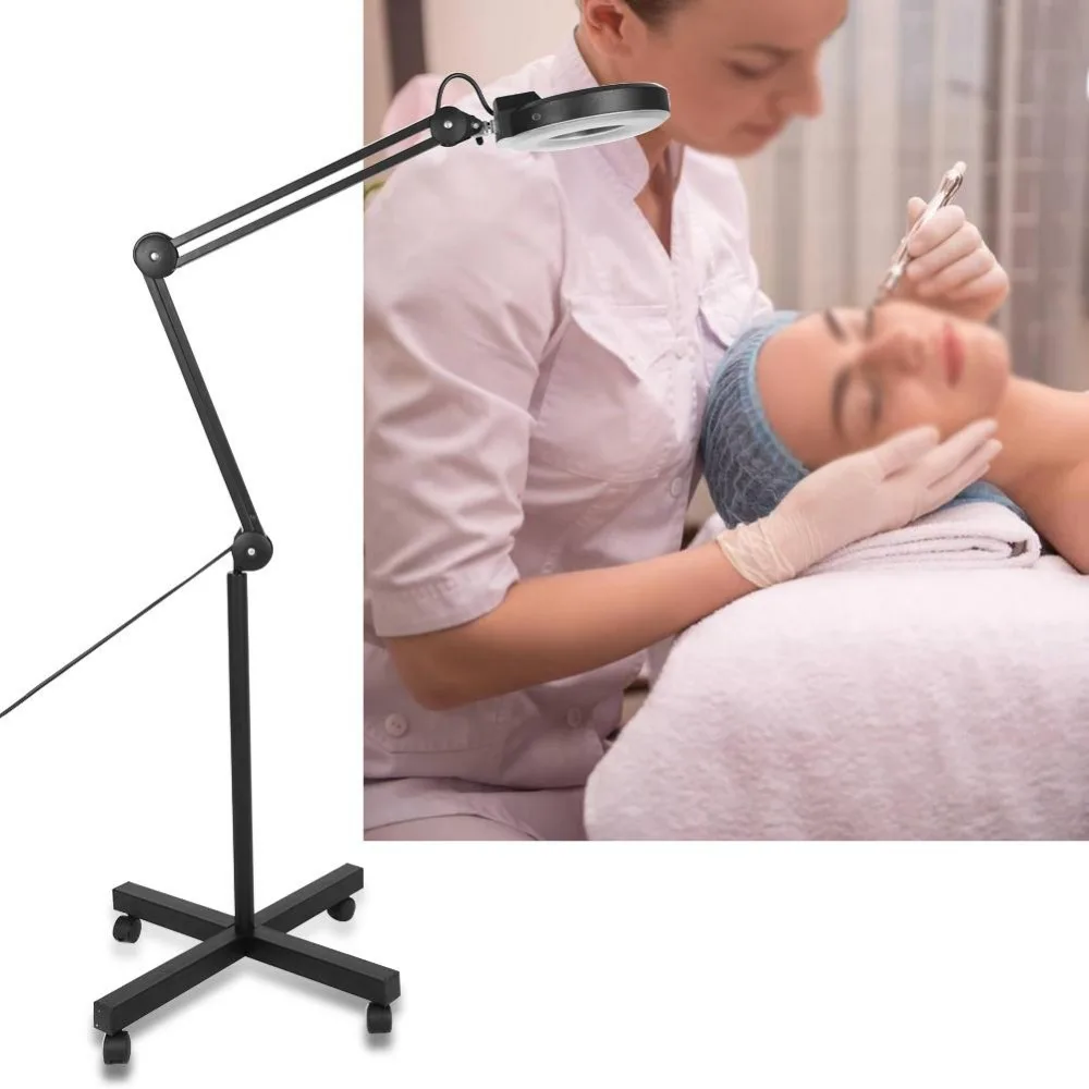 

Stand Skincare Beauty Cosmetic Makeup Tattoo Manicure 5xMagnifying Lighted Magnifier Light Lamp