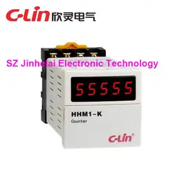 HHM1-K Новый и оригинальный C-Lin 5 цифровой дисплей Счетчик реле AC220V