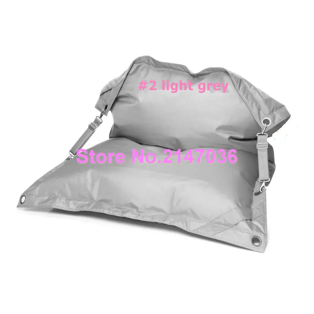 Light grey outdoor furniture bean bag chair, living room buggle up bean sofa ramark,buggle up ctyn kpecno