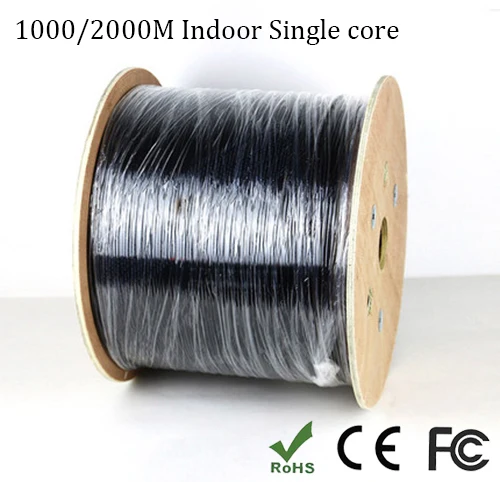 

Single core Single FTTH cable drop Fiber Optic jumper pigtail 1000/2000m Flexer