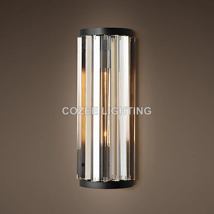 

Moern Vintage Crystal Wall Sconce Lamp Cristal Wall Light Lighting for Home Hotel Restaurant Living and Dining Room Decor