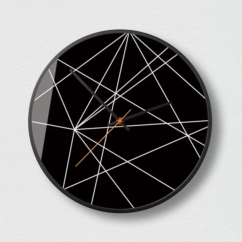 

Individuality creativity fashion household life decoration clock extremely contracted art wall clock baking lacquer craft blaO71