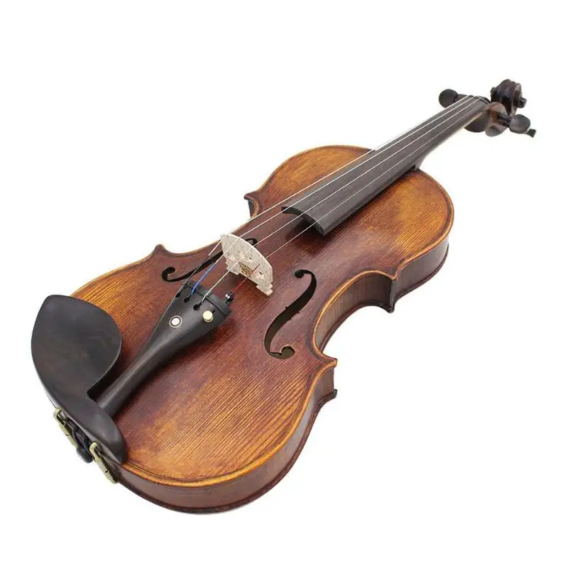 

Solidwood Handmade Violin Antique Highgloss Acoustic Fiddle With Case For Children Kids Learning Educational Toys
