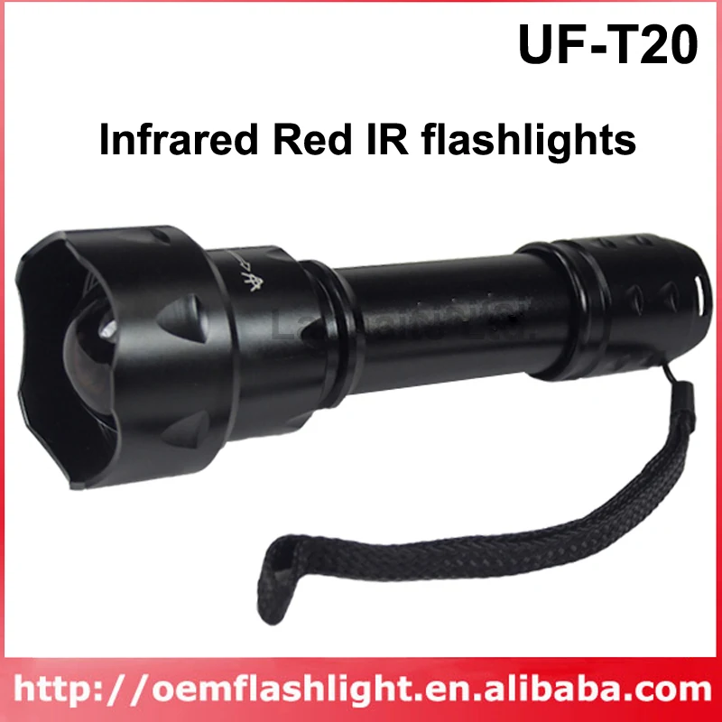 Фонарик с инфракрасным IR 18650 нм регулируемый 1 режимный ИК фонарик (1 x)|ir flashlight|ir