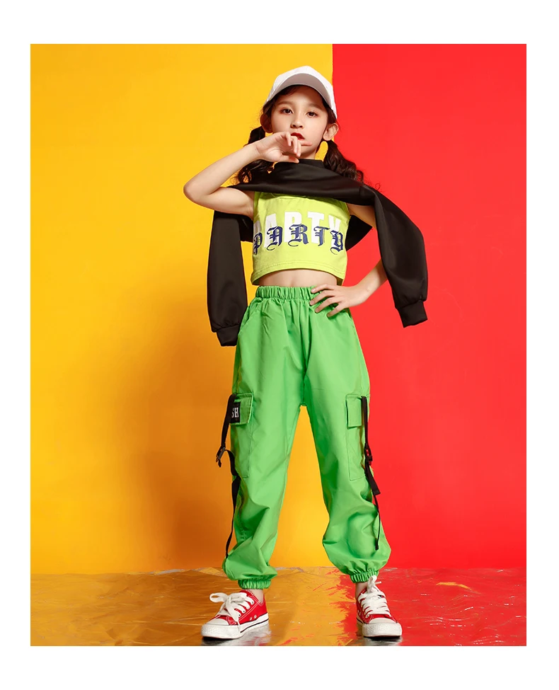 Girls boutique outfits cotton 4 6 8 10 12 14 16 Years hip hop hoodie dance costumes kids Jazz summer baby girls clothing set (12)