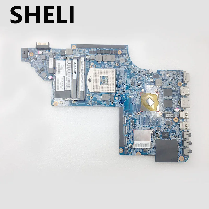 665986-001 DV7 DV7T DV7-6000 DV7T-6B00 DV7T-6C00 HM65 mainboard board 6490/1G For HP DV7-6000 Lapto