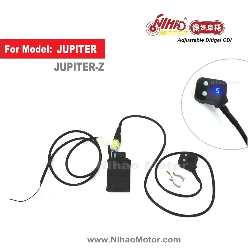 

Motorcycle Racing CDI 8 Map Curve JUPITER Adjustable Digital Ignition Coil Unit Performance Parts for YAMAHA JUPITER Nihao Motor