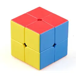 Shengshou GEM серии Красочные 2x2x2 Скорость Magic Cube игра-головоломка кубики Развивающие игрушки для детей рождественский подарок