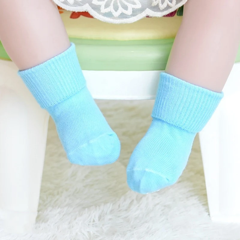 Новые хлопковые Детские носки Карамельный цвет нескользящие носки новорожденного малыша детские носки для девочки, мальчика для детей, для новорожденных, для маленьких девочек носки - Цвет: LB