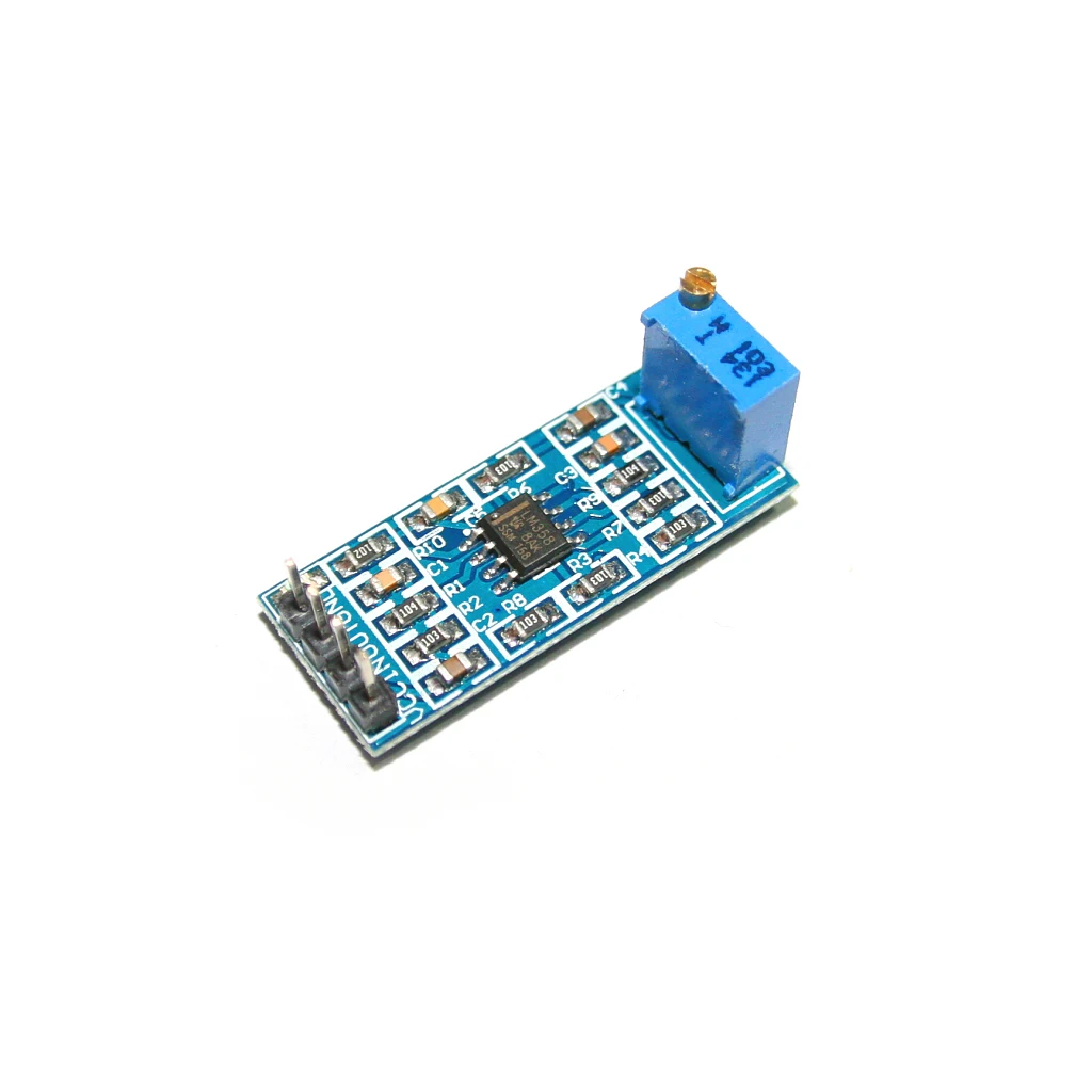 LM358 100 times gain Signal amplification amplifier Operational