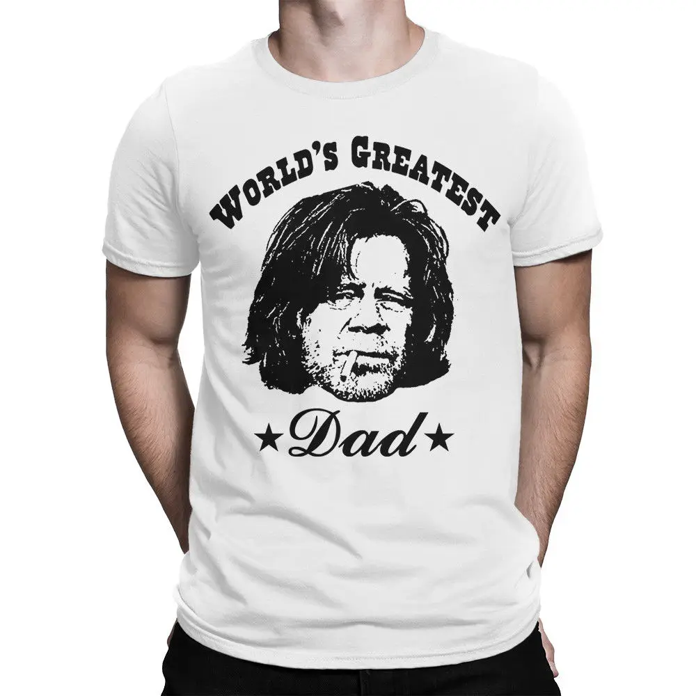 Футболка с надписью Frank Gallagher World's Greatest Dad забавная Повседневная мужская