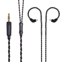 TRN Сменный кабель для наушников 2Pin Модернизированный кабель с микрофоном для TRN V10 TRN V20 KZ ZS6 ZST KZ ZSR RT-1 TFZ KZ ZS10 Универсальный