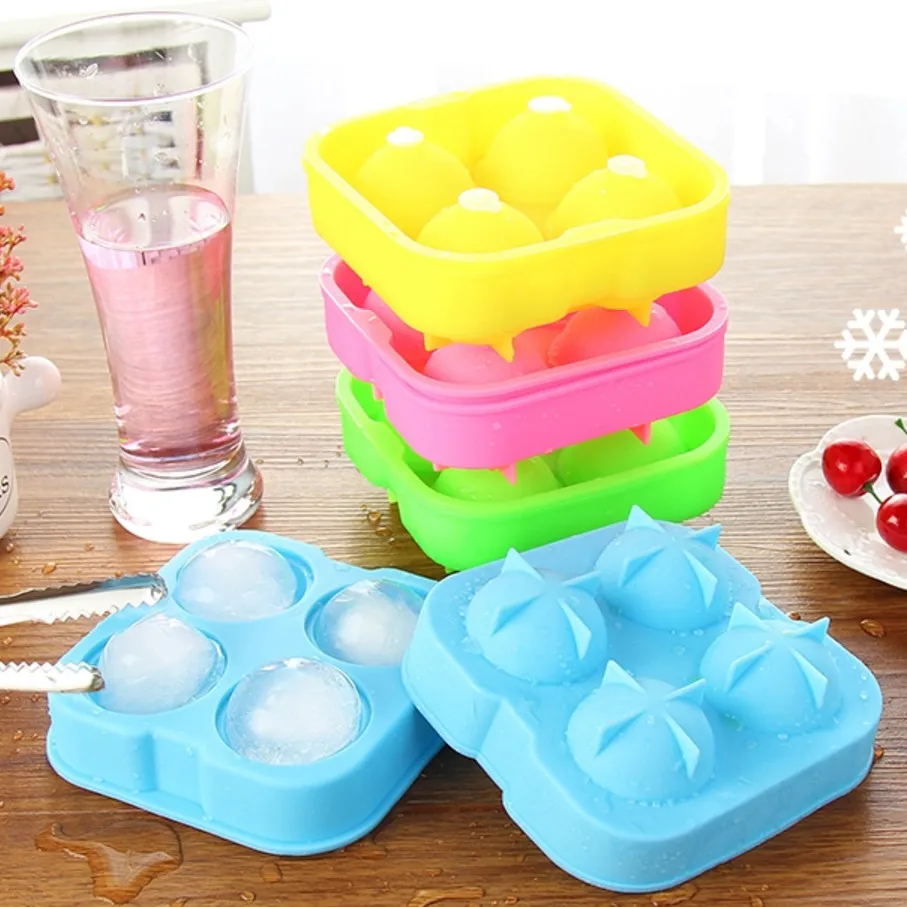Ice Cream Maker Ice Ball Mold Food Safe plastic Spherical Round Ball
