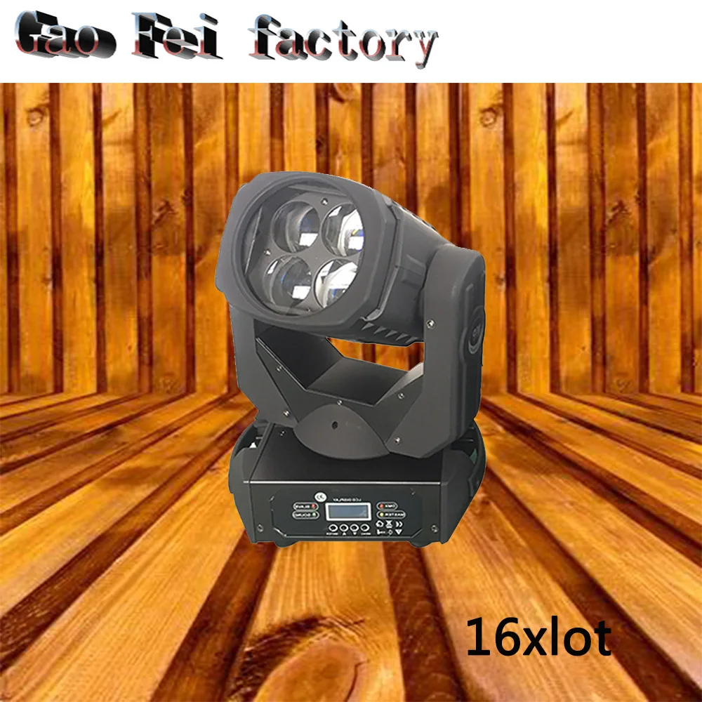 

16pcs/lot Beam Moving Dead 4x25w super beam LED Moving Head RGBW DJ Disco Lighting Effect LED Wash Fixture