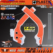 Powerzone X-Grip Рамки гвардии защитная крышка для KTM SX125 150 sxf250 350 450 для HUSQVARNA tc125 FC fe 250 350 450 2016 17