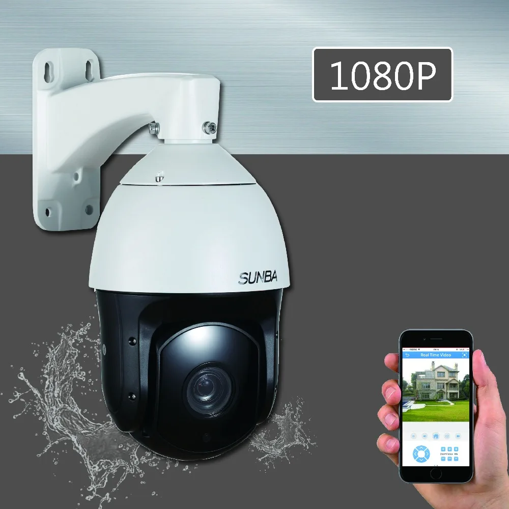 

601 PoE (Audio) PTZ IP Camera 2MP1080P 20X Laser IR-Cut Night Vision Waterpoorf High Speed ONVIF Dome Outdoor Security Camera
