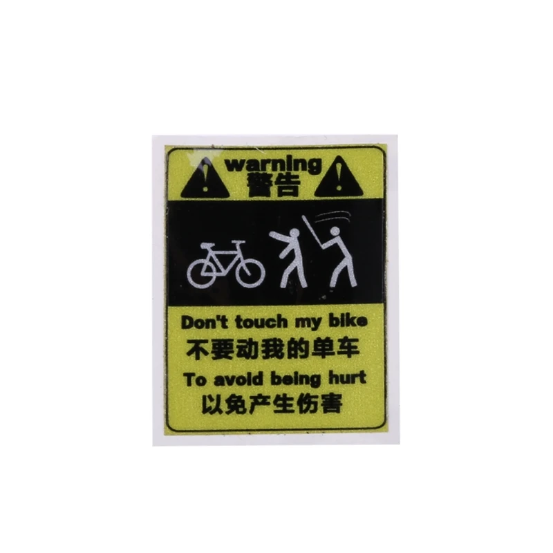 1 шт. велосипедная наклейка для велоспорта Светоотражающая Защитная 4 типа MTB фиксированная рамка украшения - Цвет: A