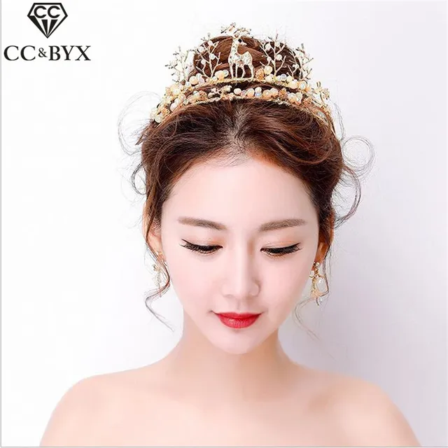 Cc Jewelry Crowns Tiaras Hair Ornaments Crysatl Beads Pearl Wedding Cc Jewelry Crowns Tiaras Hair Ornaments Crysatl Beads Pearl Wedding Accessories For Women Unique Bridal