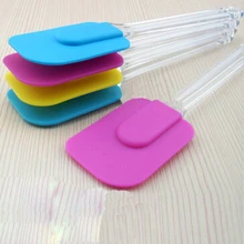 Лидер продаж силиконовый инструмент для торта Скребок для торта шпатель для масла смешивающая скребковая щетка