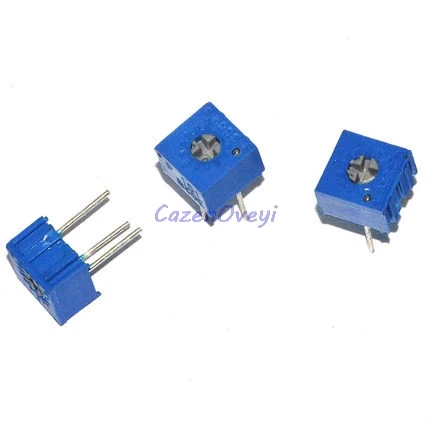 10Pcs 3362P-203 3362 P 20K ohm High Precision Variable Resistor Potentiometer