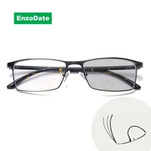 Прогрессивный переход фотохромные компьютерные очки для чтения гибкие дужки UV400 без линии градиентные солнцезащитные очки