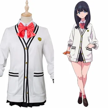 

New Anime SSSS.GRIDMAN Cosplay Rikka Takarada Costume School Uniform Casual Clothing Girls and Women Halloween Costume Adult