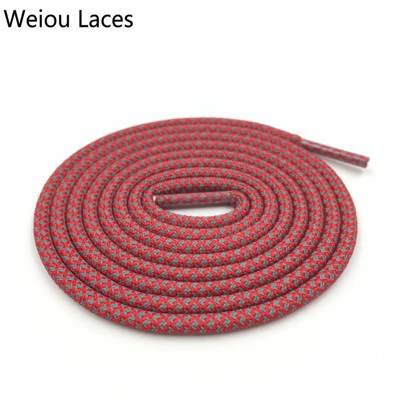 Weiou Safty Round Boot Shoe Laces Running Shoestrings Plastic Tips Factory Shoelaces Cheap 3m Latchet For Sneakers boots canvas