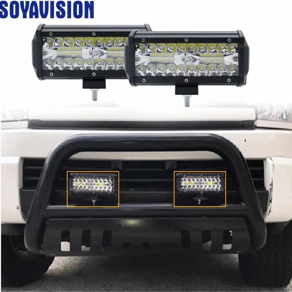 

7inch 120w LED work light bar combo beam car Driving light for Jeep Off Road truck 4WD 4x4 motorcycle ramp 12V 24V auto fog lamp