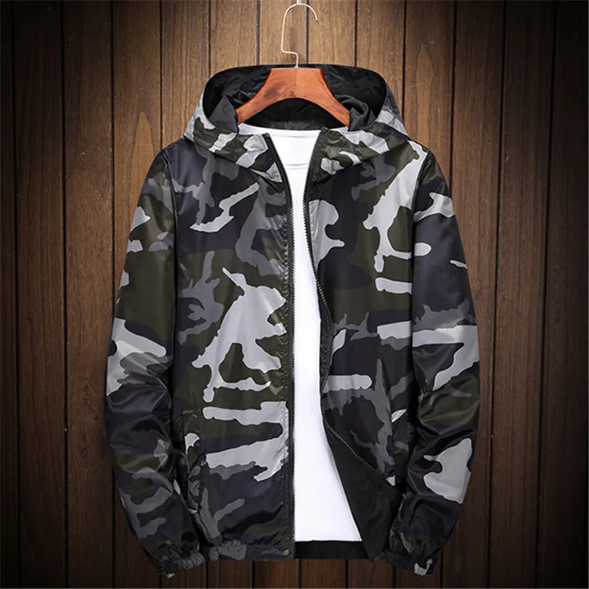 Mens jackets and coats Bomber Jacket Men hoodies zipper Coat Camouflage Both Side Wear Pilot Men Wind Breaker jacket 6XL 7XL 8XL Mens jackets and coats Bomber Jacket Men hoodies zipper Coat Camouflage Both Side Wear Pilot Men Wind Breaker jacket 6XL 7XL 8XL