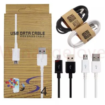 

1000sets 1m Micro USB Cable Data Sync Charging accessory bundles for Samsung Galaxy S6 S4 Note 2 With retail box