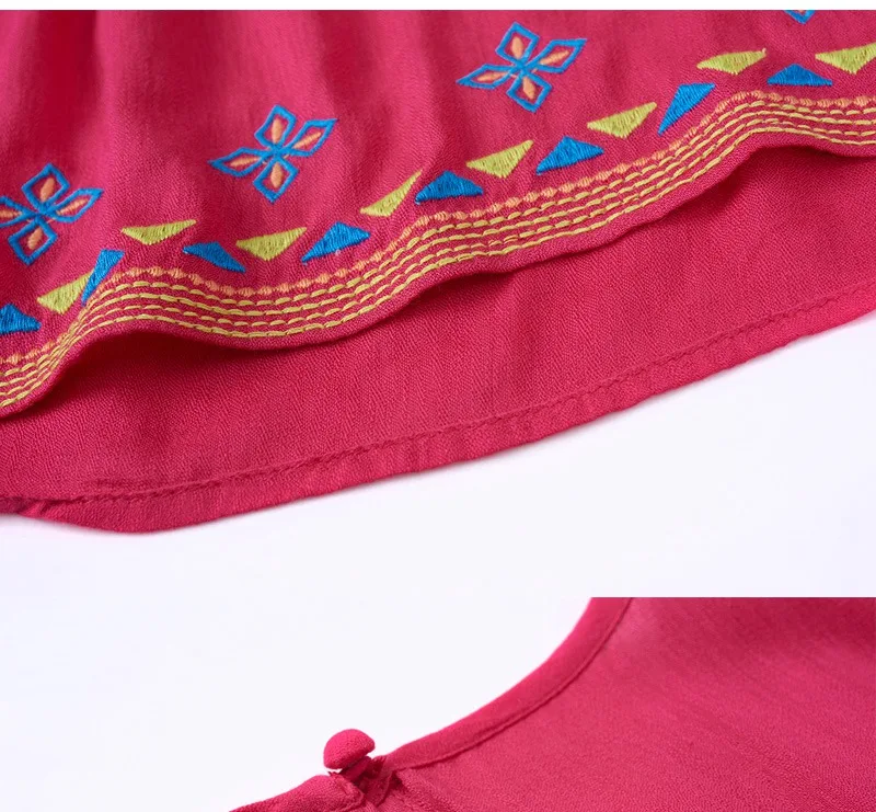 Embroidered Tank Dress Girl G5067-10